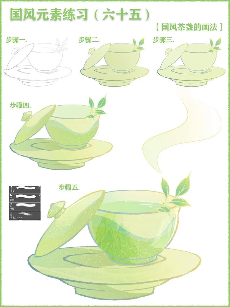 茶杯创意联想画怎么画?-图1 茶杯创意联想画怎么画?-图1