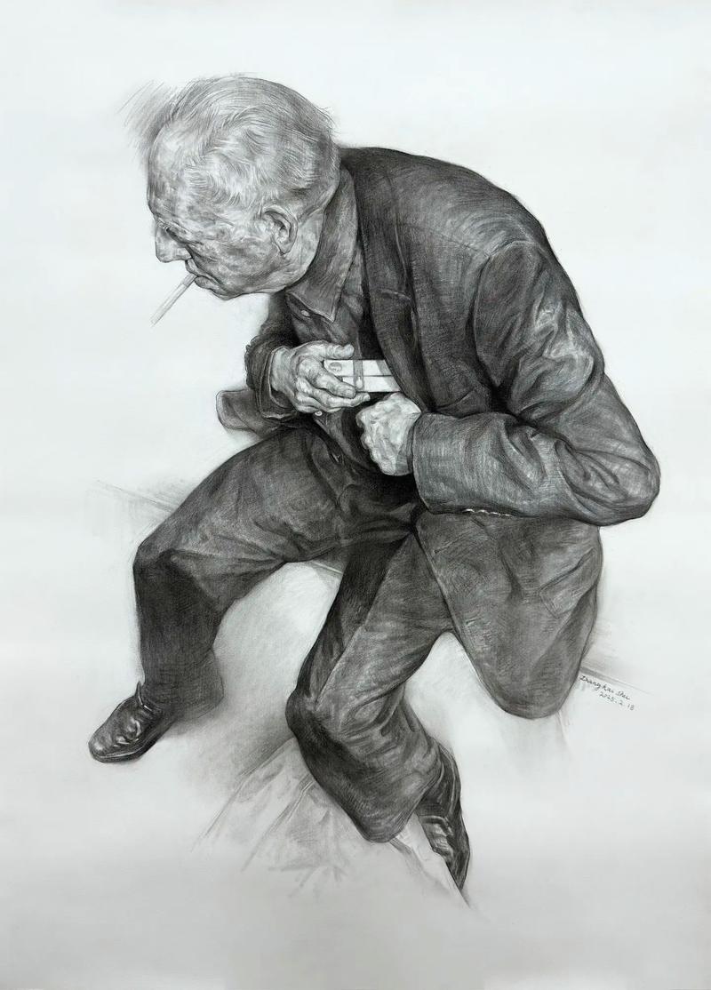 创意全身素描如何突破传统框架?-图3 创意全身素描如何突破传统框架?-图3