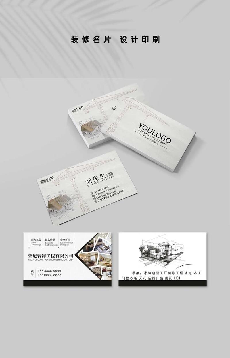 创意装修名片模板-图1 创意装修名片模板-图1