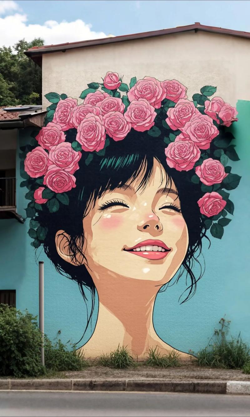 创意时尚墙绘，如何点亮空间美学？-图1