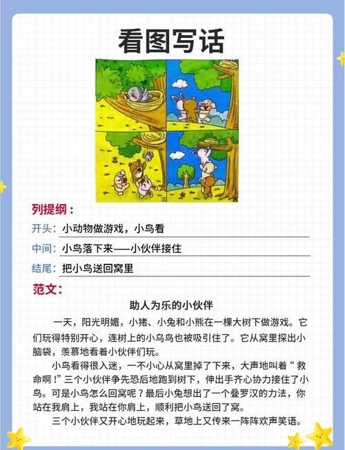 四年级看图写话技巧有哪些？-图1