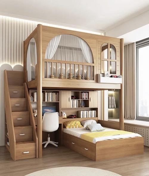 创意上下床装修效果图，这样设计实用吗？-图1