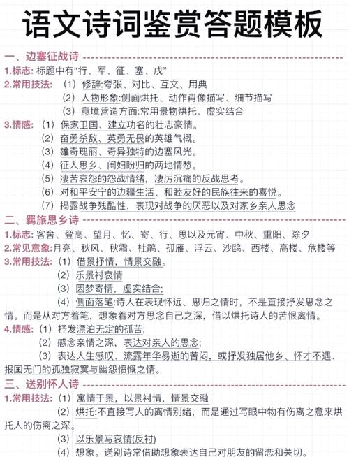 中考诗歌表达技巧有哪些？-图1