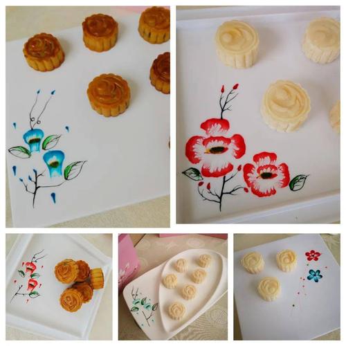 创意月饼盘，创意月饼摆盘-图3