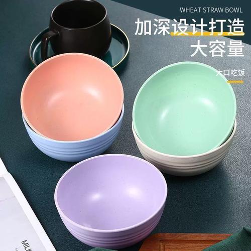创意小麦，创意小麦秸秆碗家用米饭碗饭碗-图1