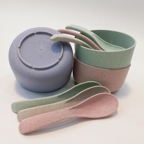 创意小麦，创意小麦秸秆碗家用米饭碗饭碗-图3