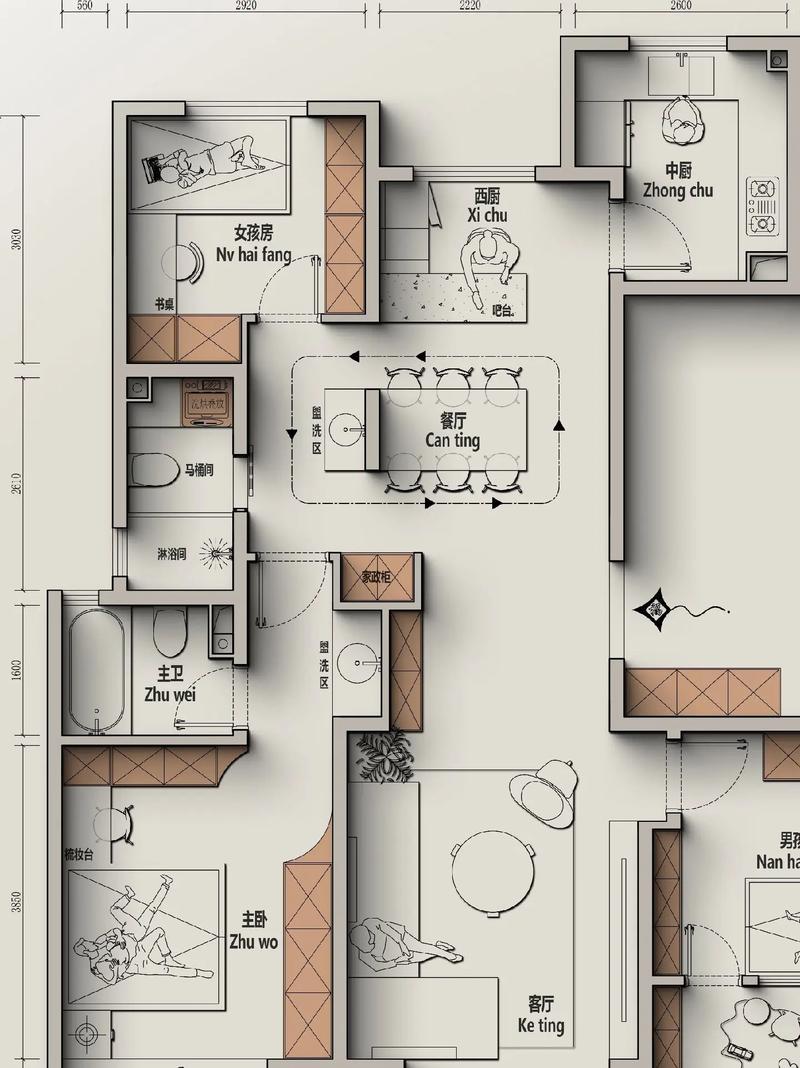 创意房屋平面设计图,如何突破空间想象?-图2 创意房屋平面设计图,如何突破空间想象?-图2