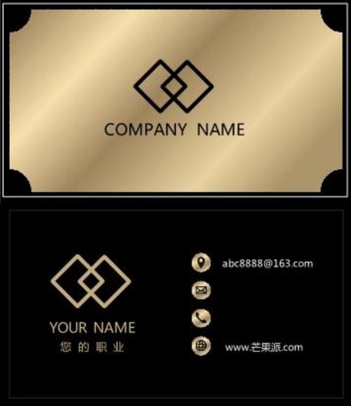 黑色创意名片-图2