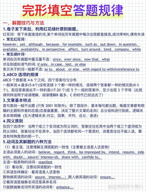 完形填空有哪些高效解题技巧？-图1