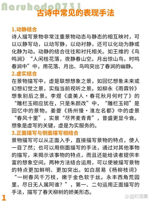 诗中的表达技巧-图3 诗中的表达技巧-图3