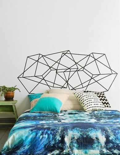 胶带创意墙如何变身家居艺术？-图2