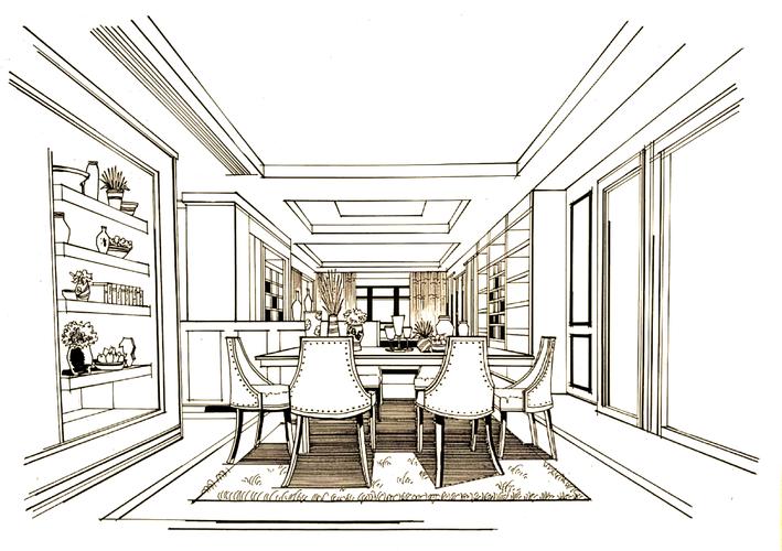 创意餐厅手绘如何点亮设计灵感？-图1