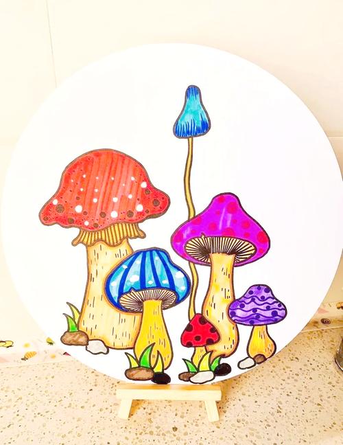 创意画蘑菇，如何画出独特又好看的蘑菇？-图2