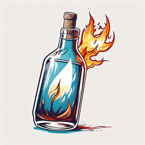 创意瓶酒瓶画-图3