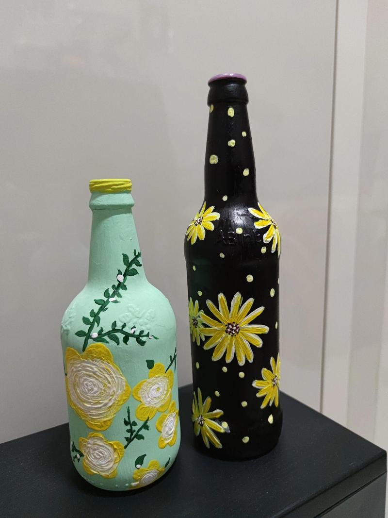 创意瓶酒瓶画-图2