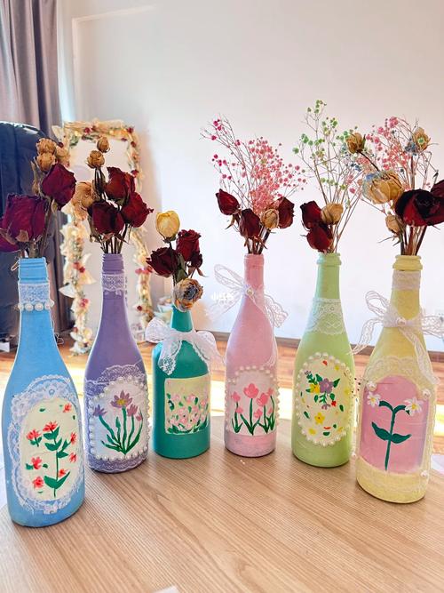 创意瓶酒瓶画-图1