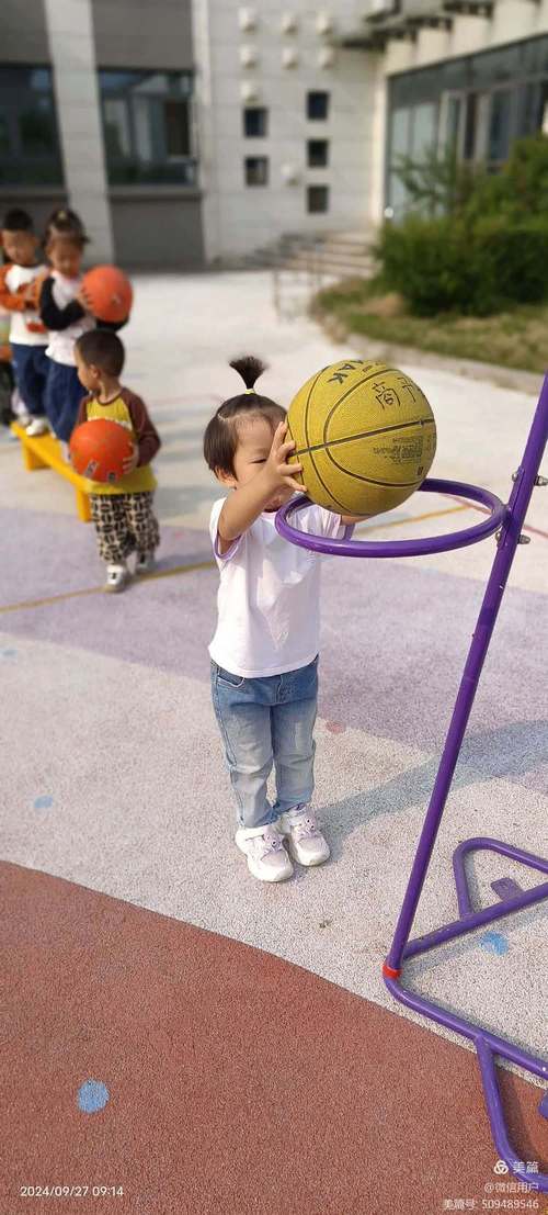 幼儿园篮球创意照-图3