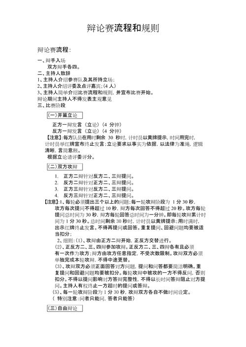 攻辩技巧与守辩技巧汇总-图1