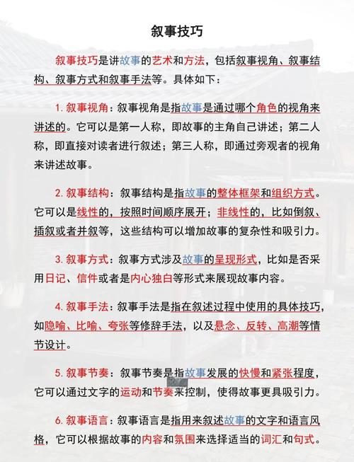 叙事的方法技巧-图1