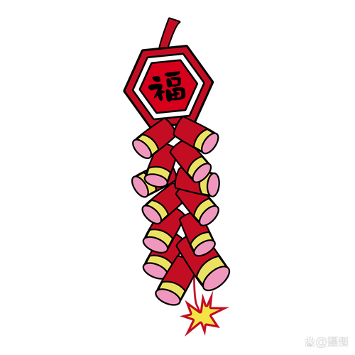 鞭炮的图形创意，鞭炮的图形创意图片-图1