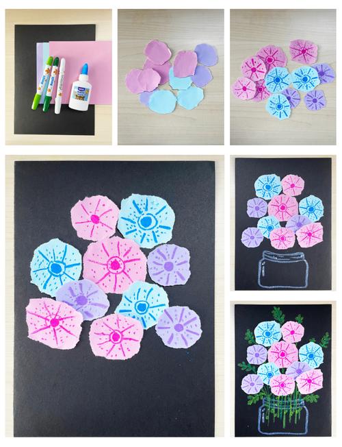 创意多色花，巧制多色花-图2