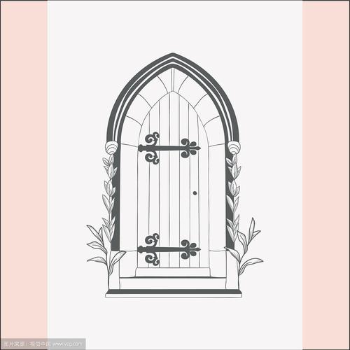 门创意，门创意绘画-图3