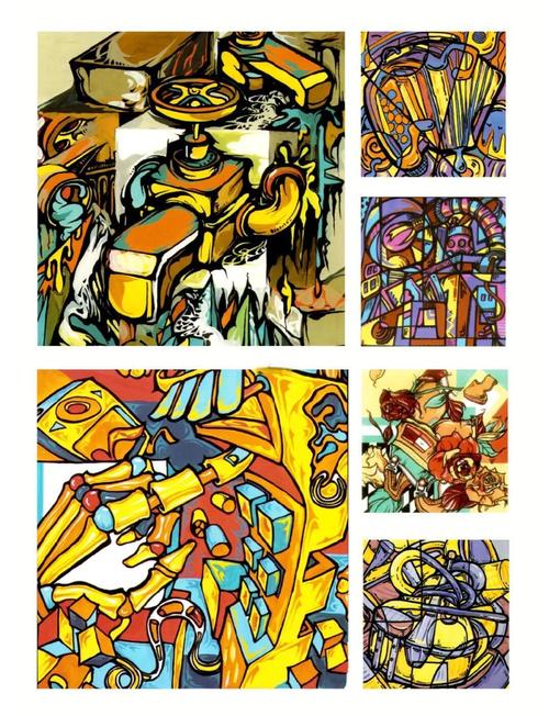 图形创意插画手绘，图形创意插画手绘图片-图1