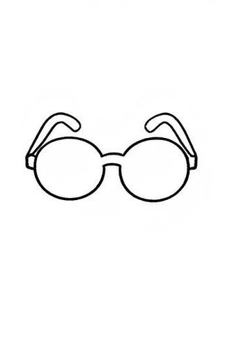 创意眼镜简笔画，创意眼镜简笔画图片-图2