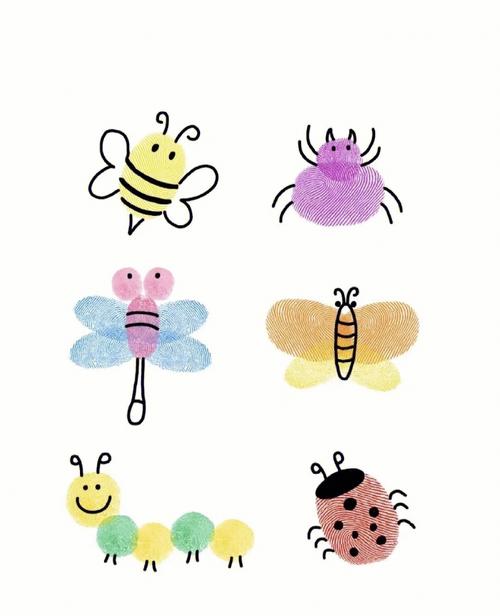 指纹画创意画，指纹画创意画一等奖-图3