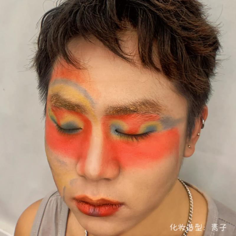 男创意妆图片,如何打造独特风格?-图2 男创意妆图片,如何打造独特风格?-图2