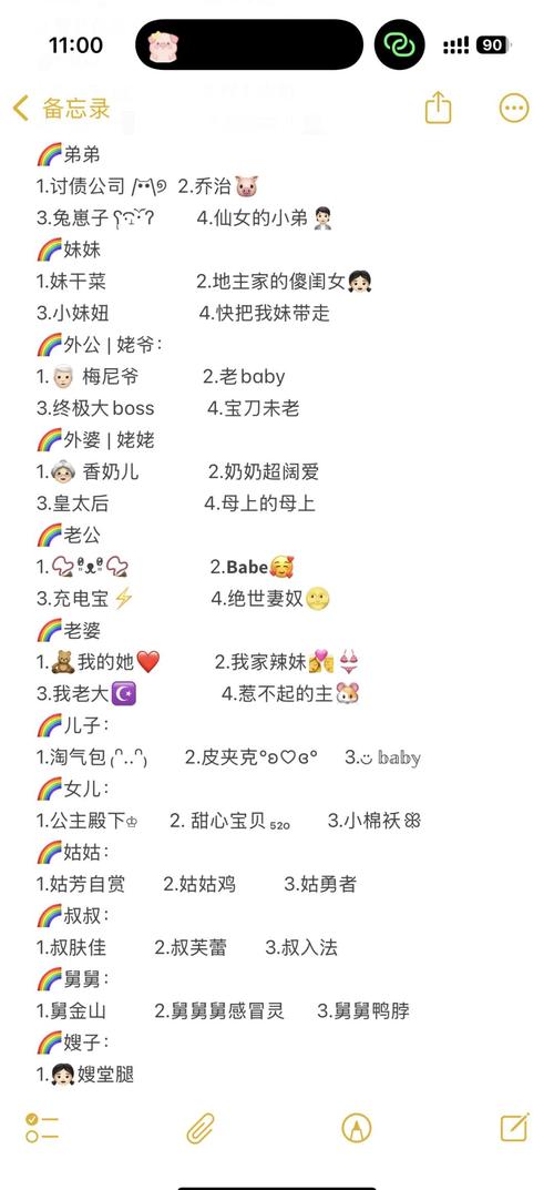 爸爸妈妈的备注创意-图1