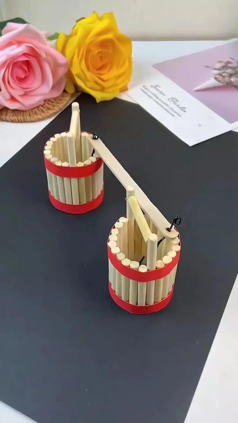 筷子创意作品，儿童如何玩转？-图1