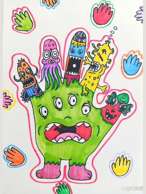 幼儿创意手指画图片，幼儿创意手指画图片大全-图1