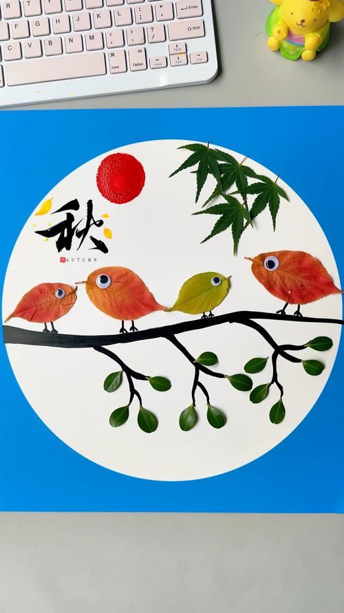 蔬菜叶子创意画，蔬菜叶子创意画图片-图2