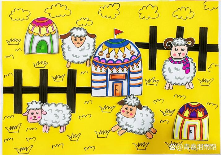 大草原创意画有何独特之处？-图3