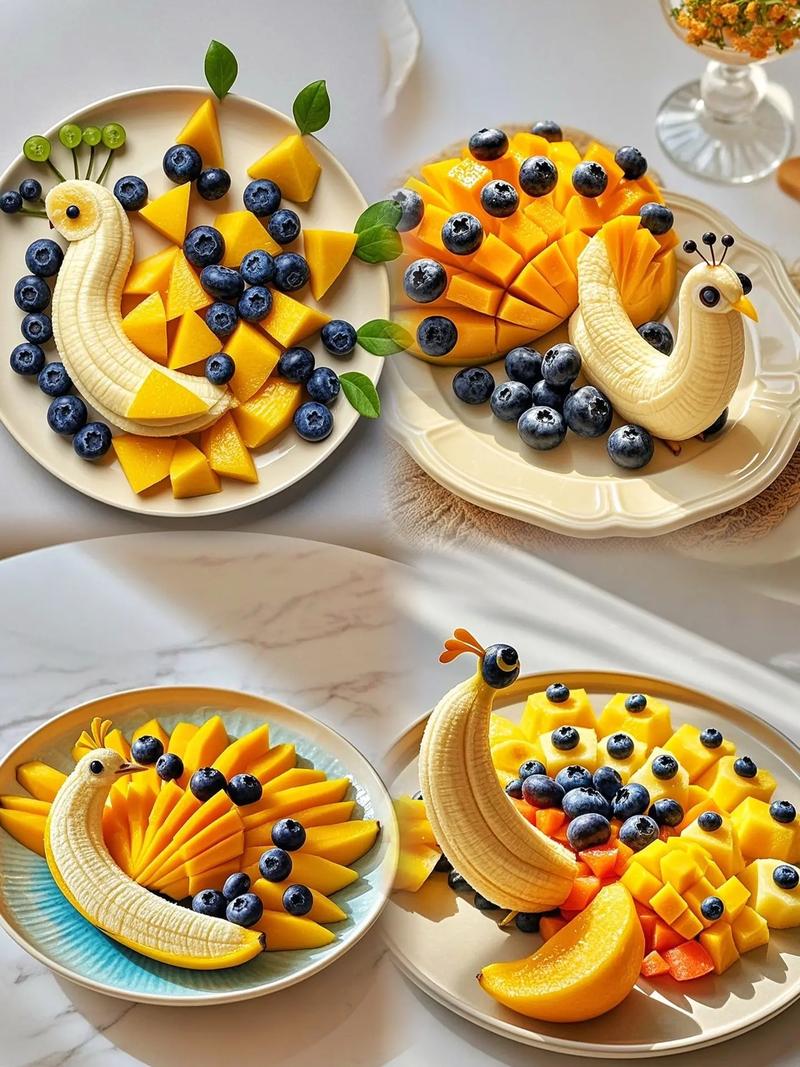 创意水果单车，单车水果拼盘做法-图3