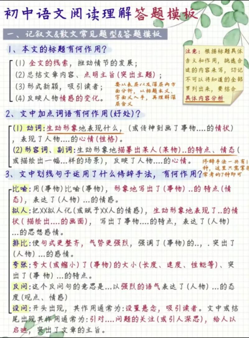 初三阅读技巧有何妙用？-图1