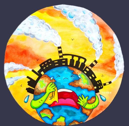 环保创意画图片大全-图1