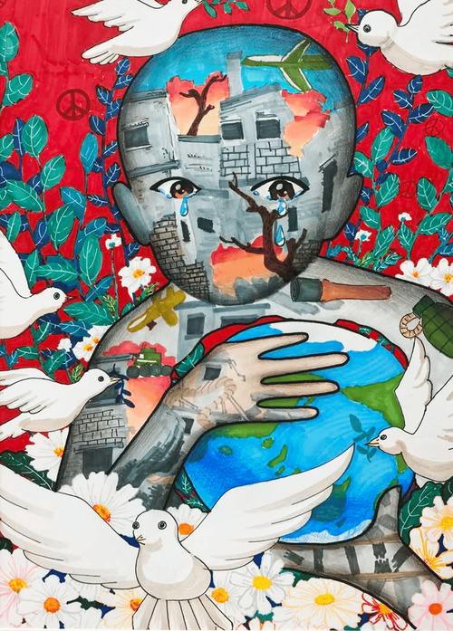 关于和平的画的创意，关于和平的画的创意说明-图1