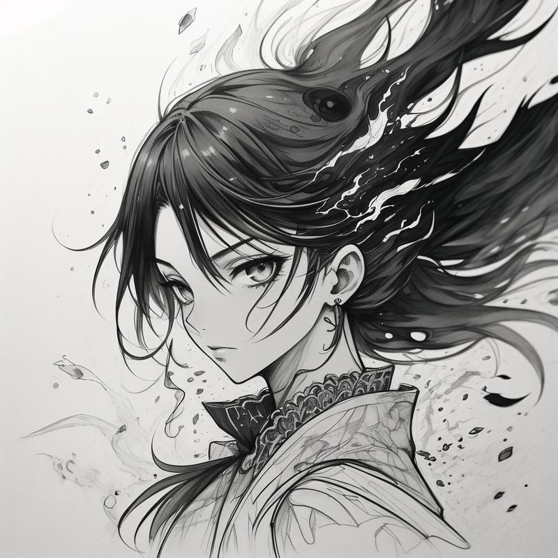 火焰创意素描如何绘制？-图2