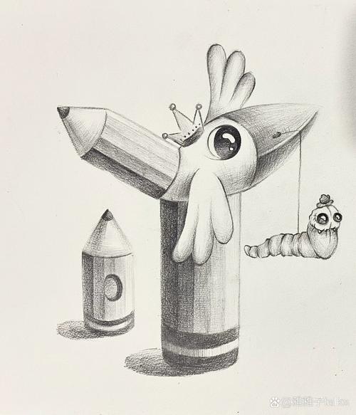 创意素描绘画素材，创意素描绘画素材图片-图2