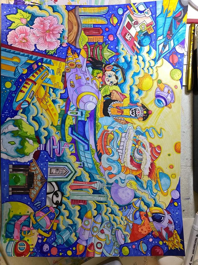 科技创意画4K纸是什么？-图1