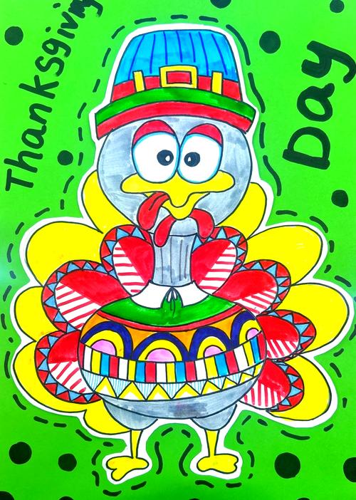 火鸡的创意画，火鸡的创意画图片-图2