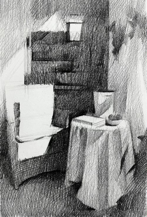 创意素描场景图片如何构思与呈现？-图3