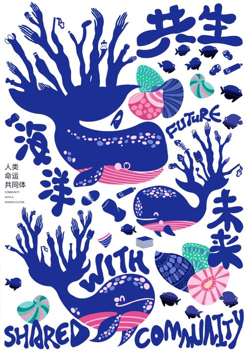 海洋海报创意如何突破视觉边界？-图2