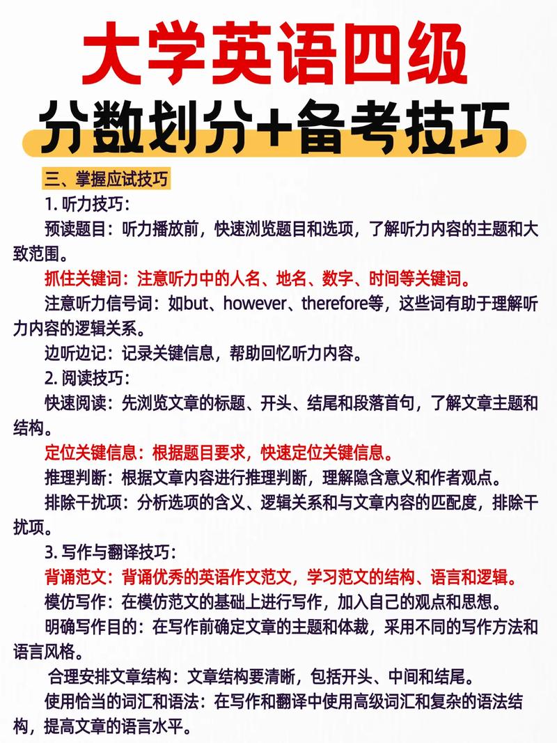 四级通关有哪些实用技巧?-图3 四级通关有哪些实用技巧?-图3