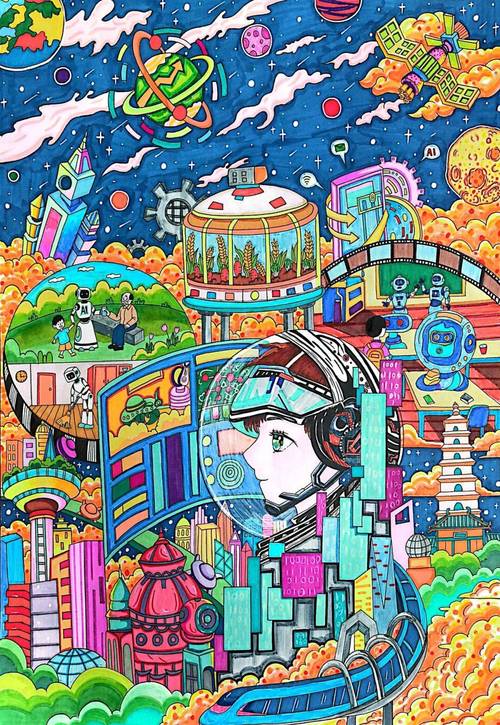 高中创意绘画作品，灵感从何而来？-图2