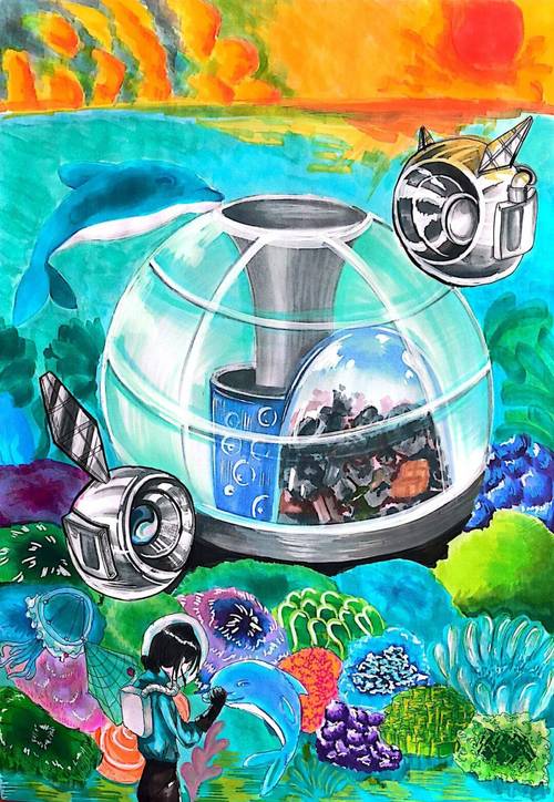 高中创意绘画作品，灵感从何而来？-图3