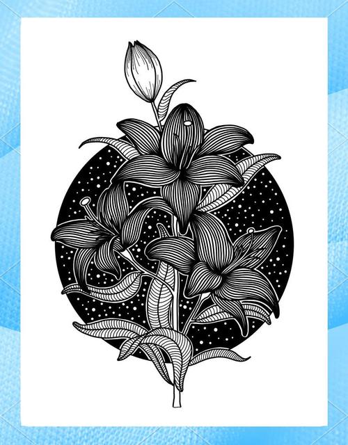 植物黑白创意画，如何用黑白画植物更显创意？-图2