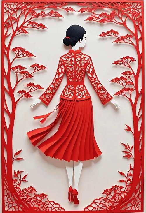 创意剪纸人物如何剪出神韵？-图1